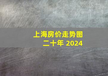 上海房价走势图二十年 2024